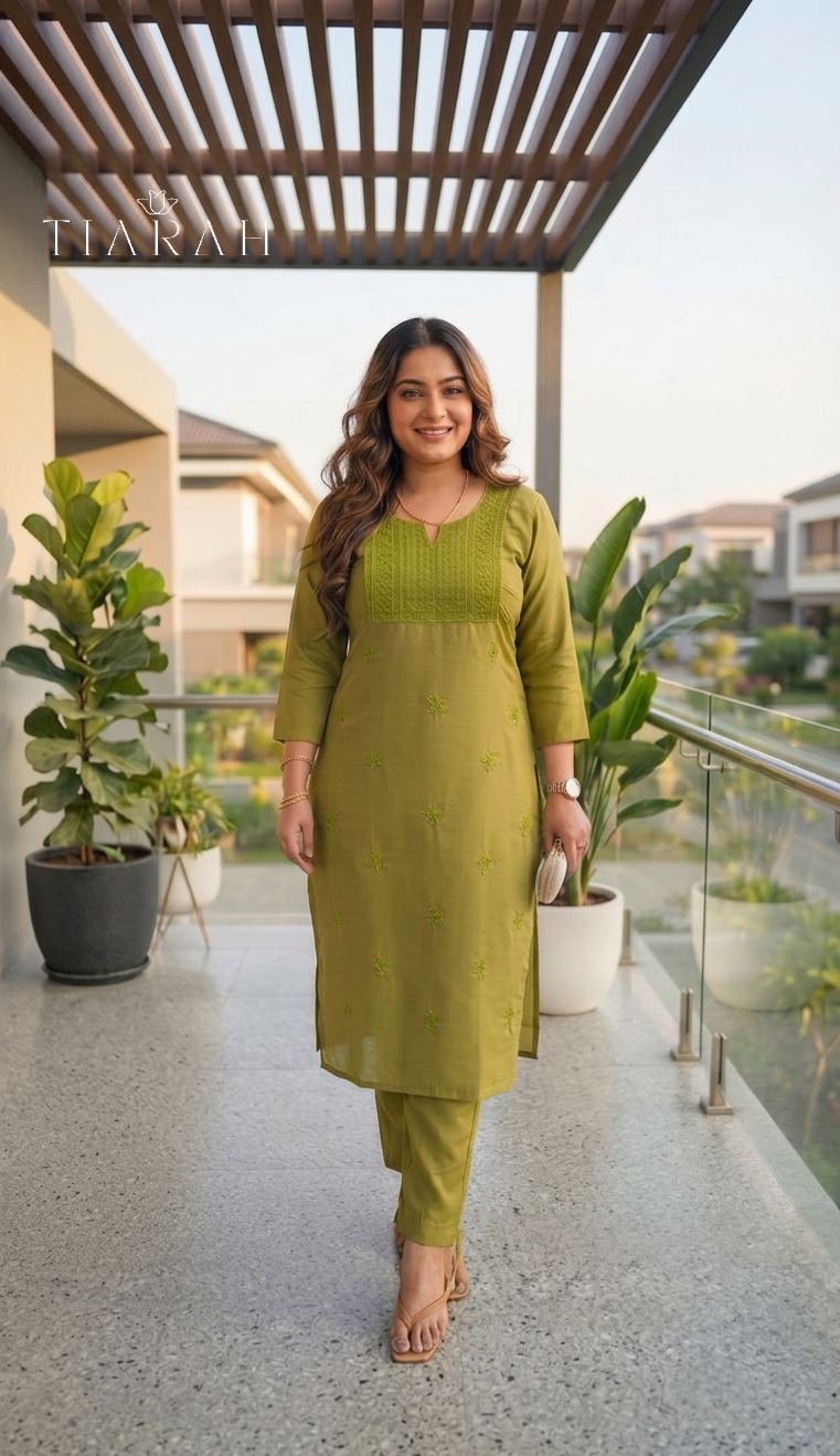 Mulchandheri Thread Embroidery Co-Ord Set Collection