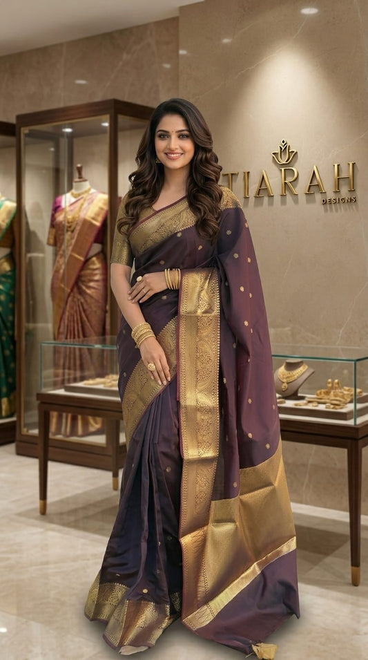 Banarasi Semi Katan Silk Saree