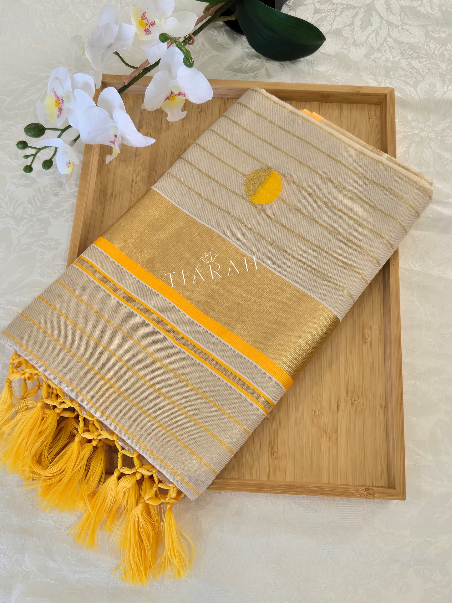 Premium Tissue Kerala Set Sarees