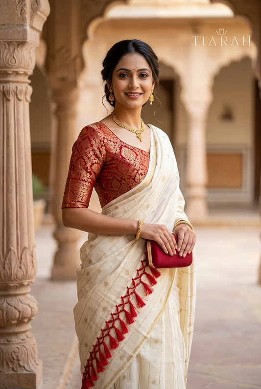 Elegant Premium Cotton Set Saree