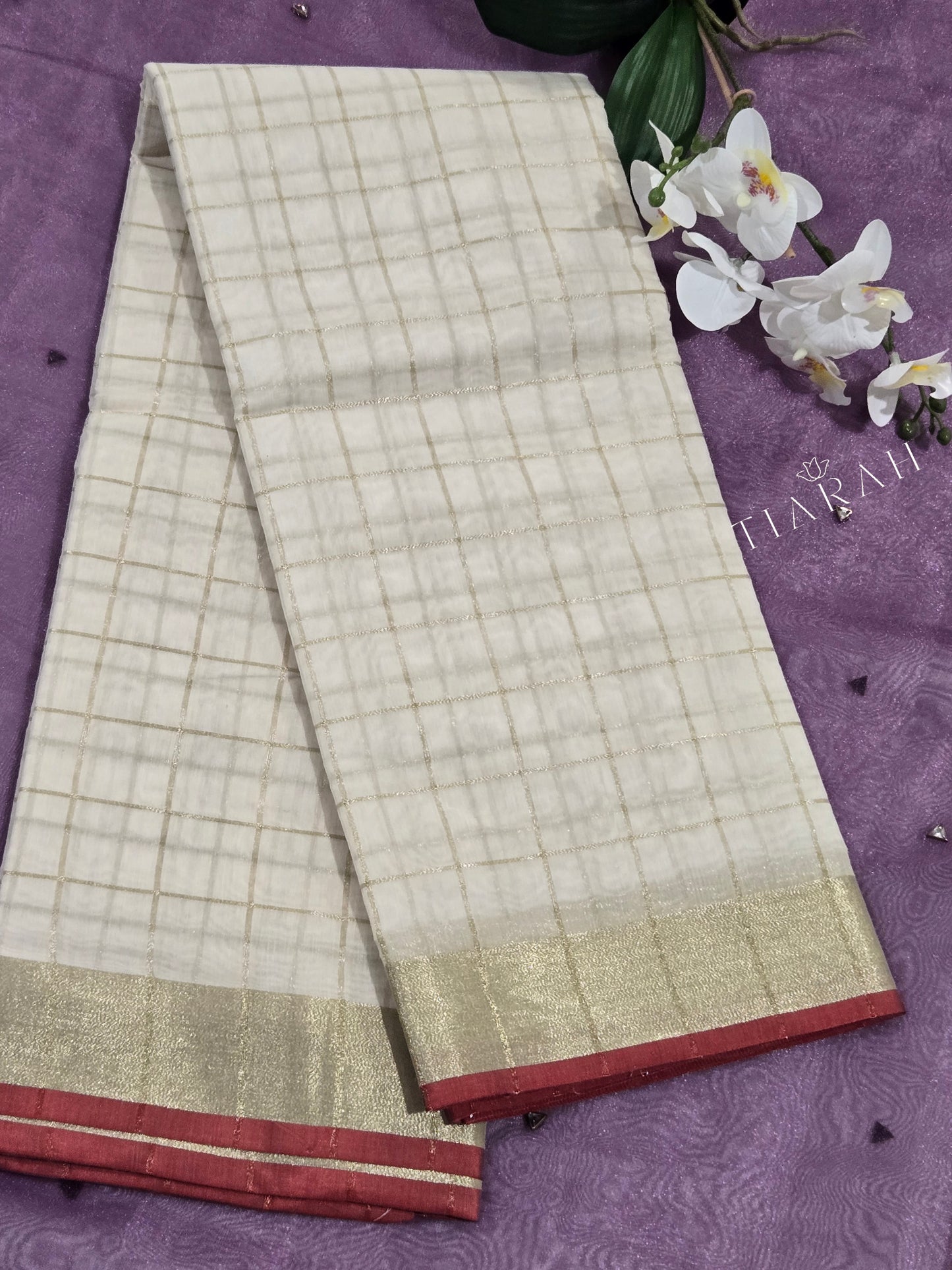 Chanderi Cotton Kasavu Saree