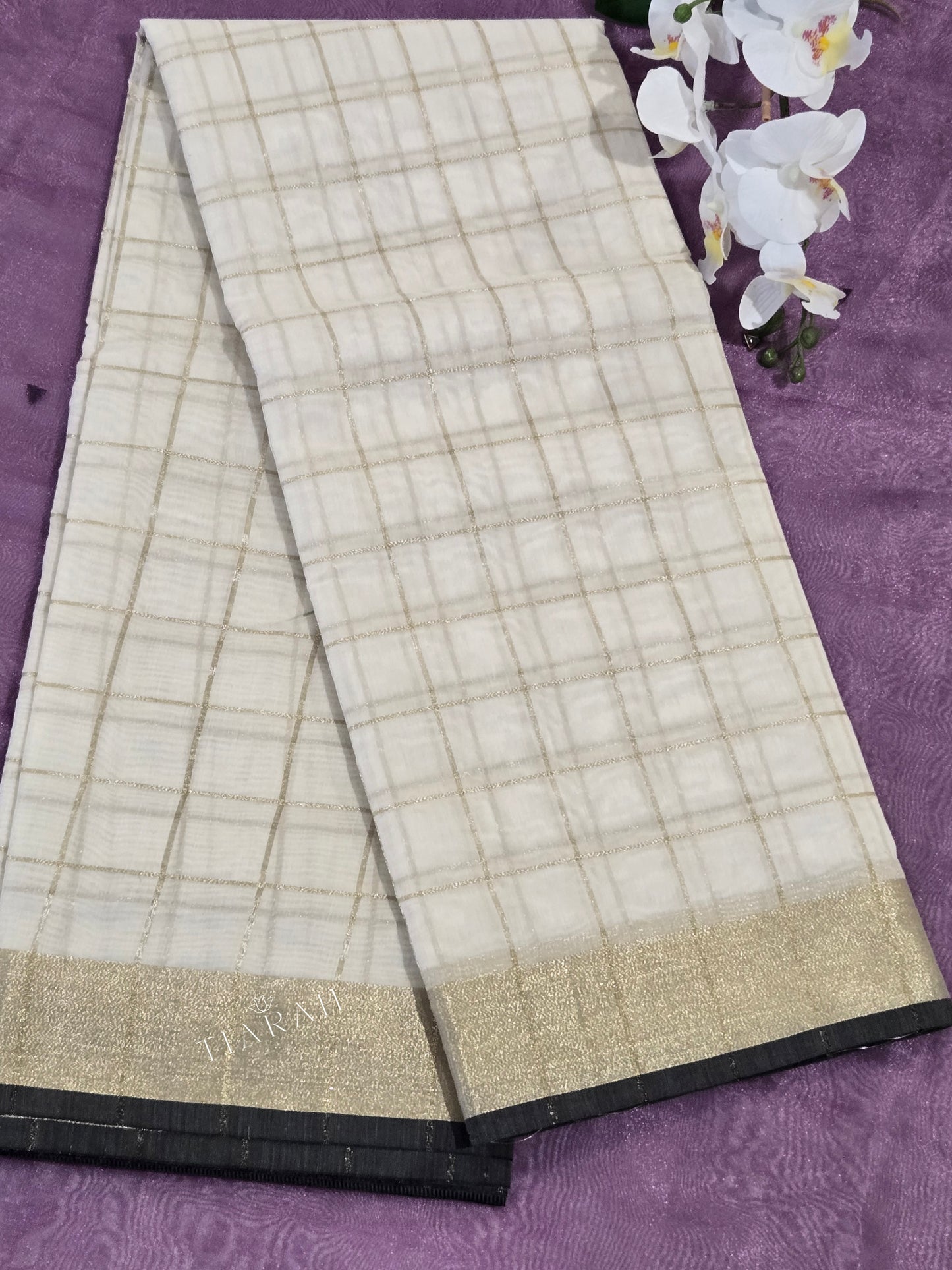 ✨️ Chanderi Cotton Kasavu Saree ✨️