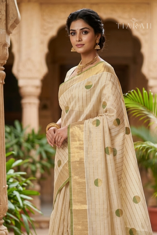 Premium Tissue Kerala Set Saree