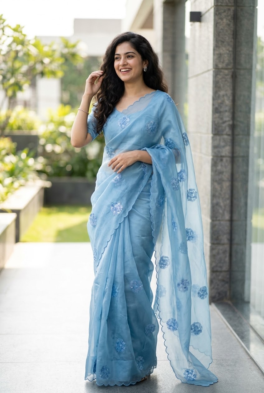 ✨️Organza Saree✨️