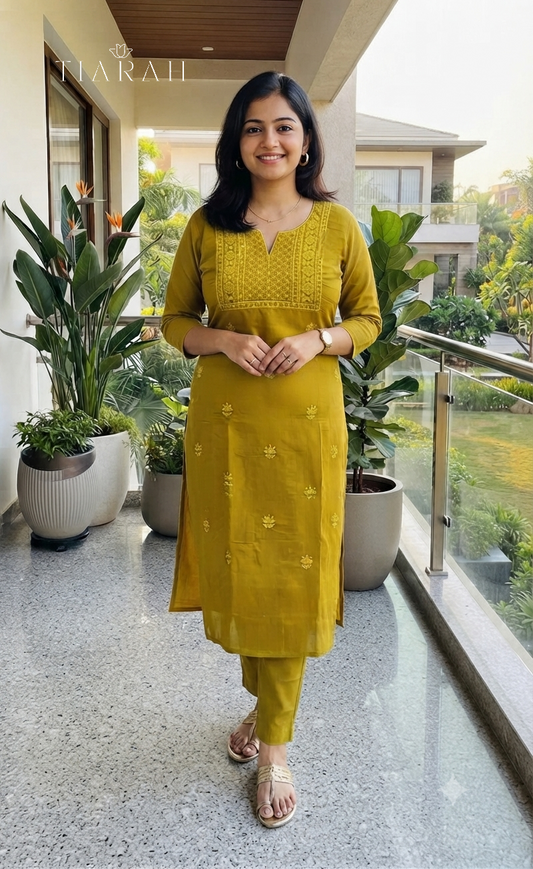 Mulchandheri Thread Embroidery Co-Ord Set Collection