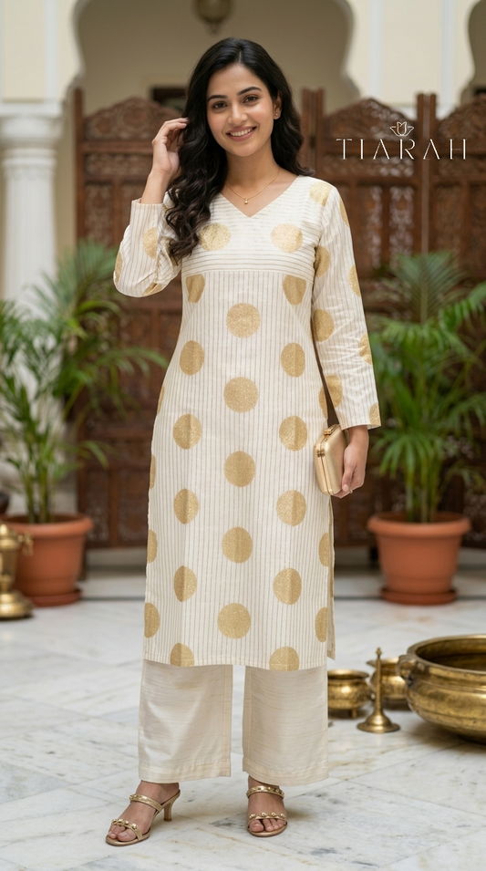 Chanderi Cotton Kurti Top